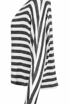 یقه قایقی آستین بلند کیمونو