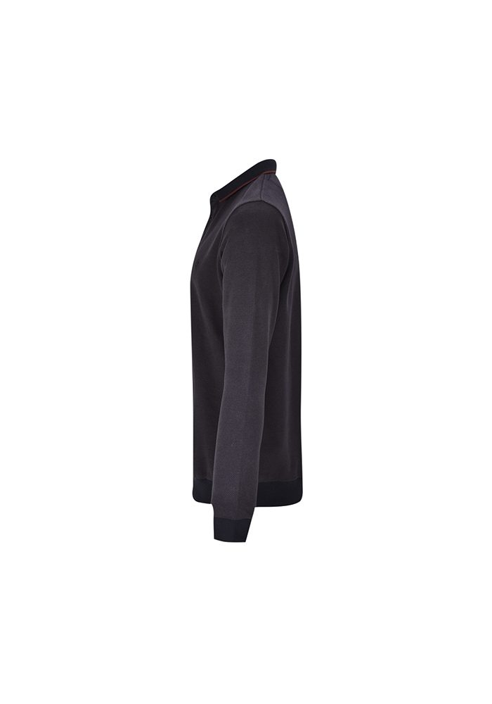 تی شرت آستین بلند یقه دار