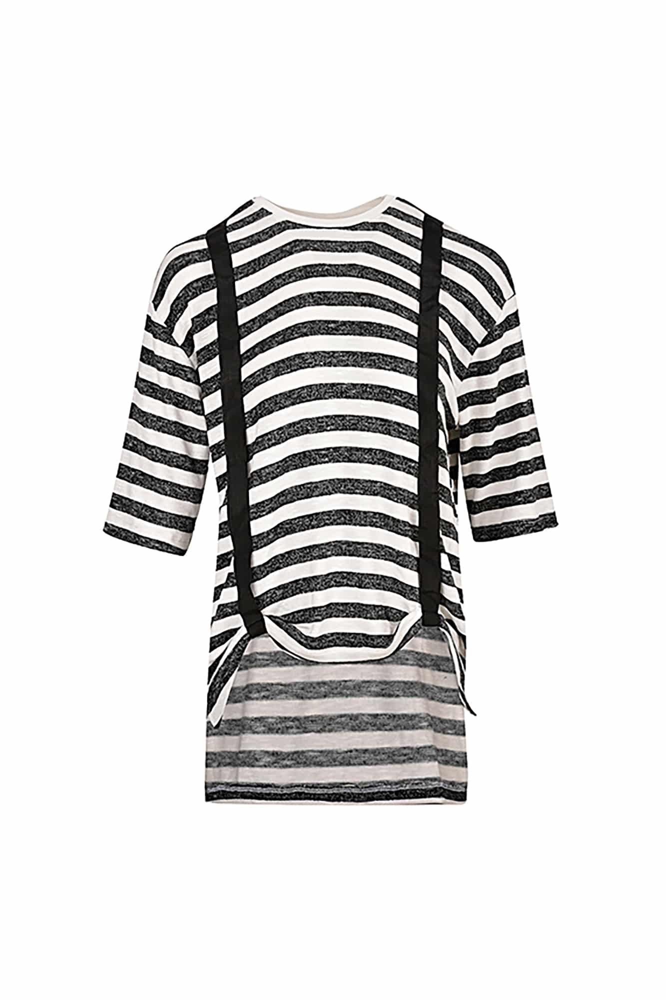 تی شرت زنانه بانددار