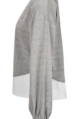 تی شرت آستین بلند زنانه دو تیکه