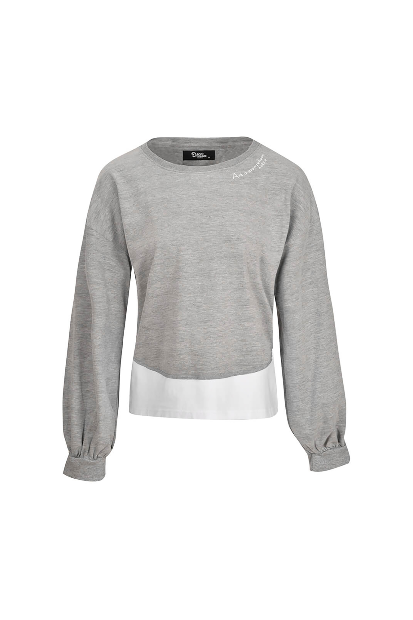 تی شرت آستین بلند زنانه دو تیکه