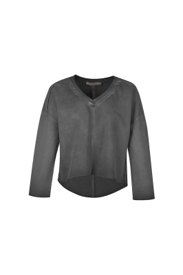 تی شرت آستین بلند یقه هفت