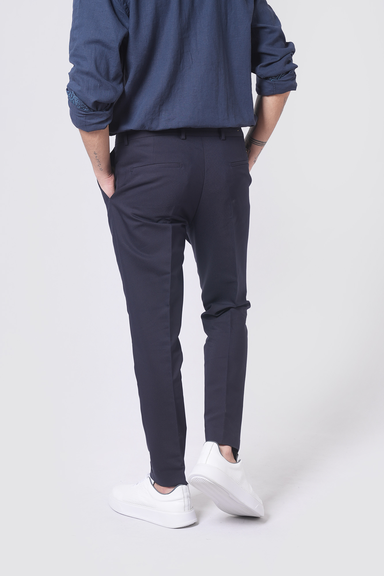 شلوار  اسلیم نیم دوبل