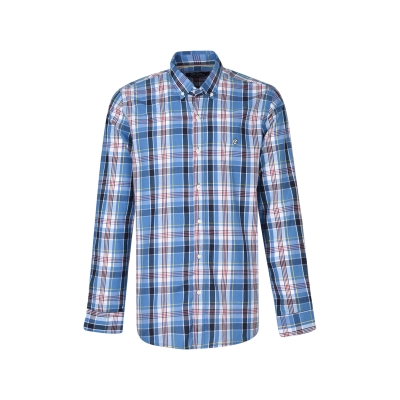 پیراهن چهارخونه آستین بلند رگولار فیت