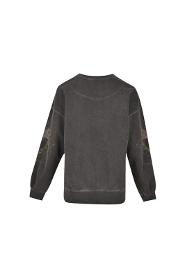 دورس زنانه آستین چاپ دار رنگرزی