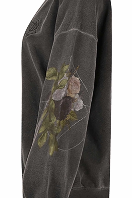 دورس زنانه آستین چاپ دار رنگرزی