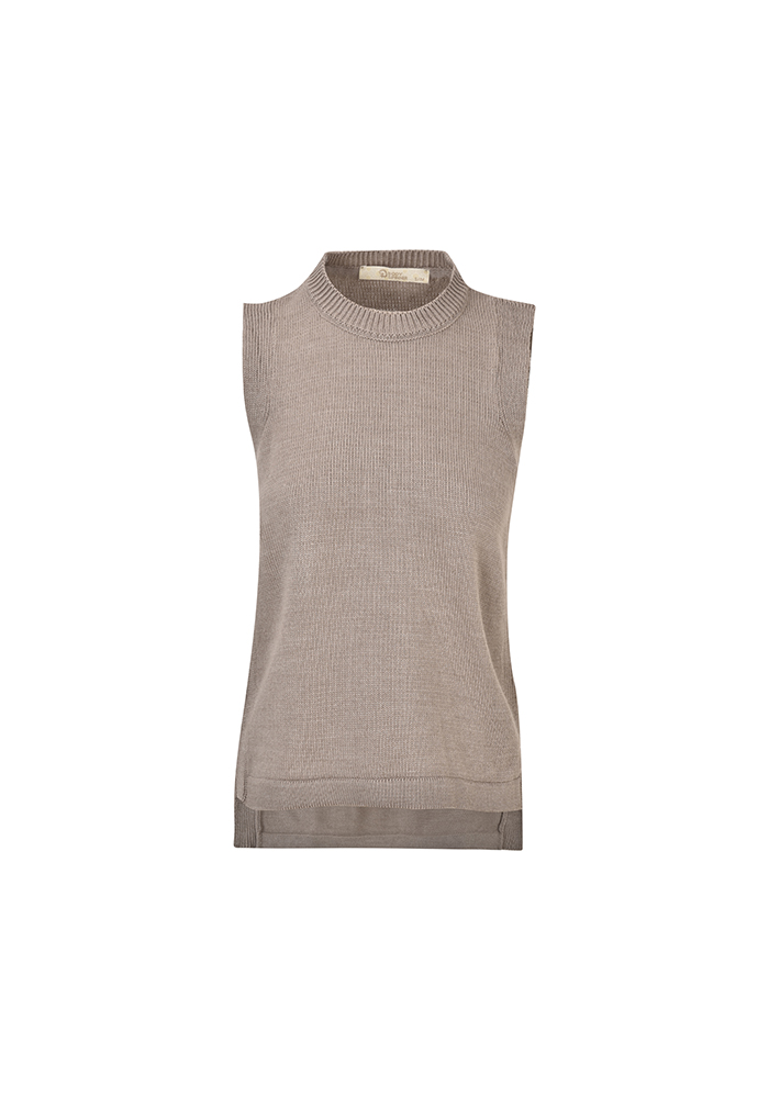 ژیله زنانه بافت بغل چاکدار