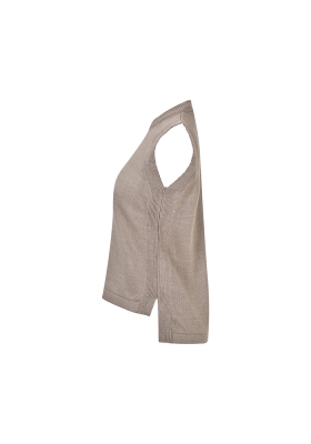 ژیله زنانه بافت بغل چاکدار