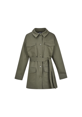 مانتو کتان کارگو