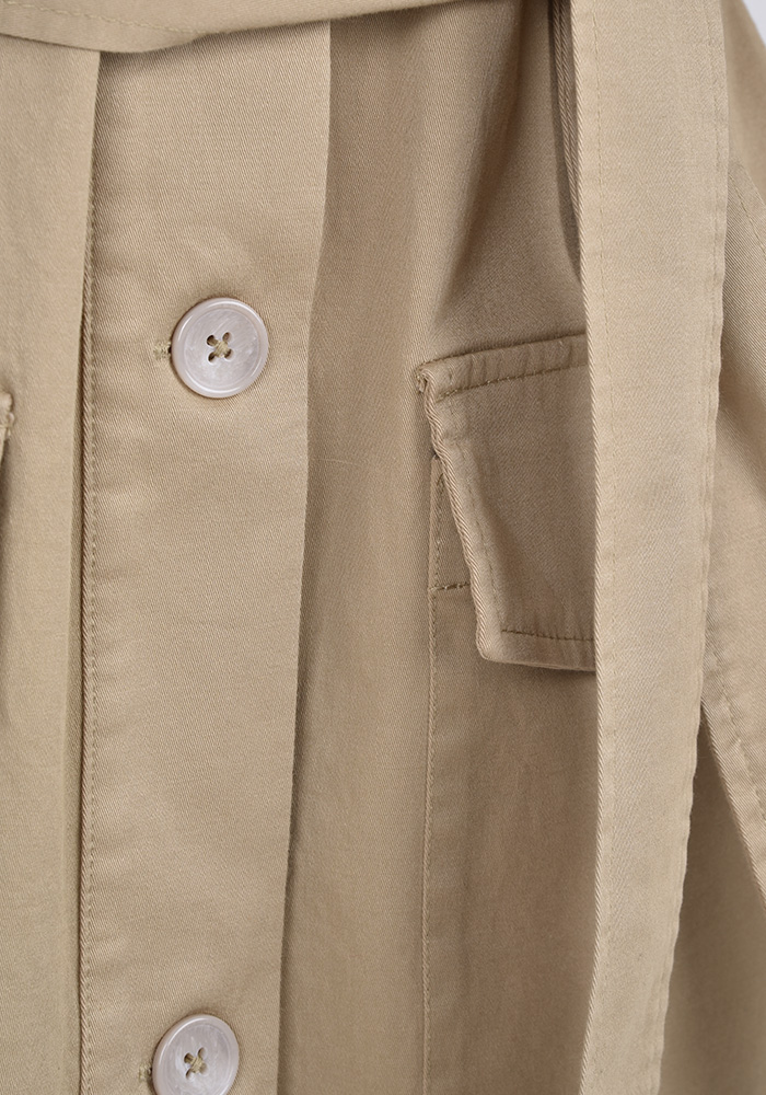 مانتو کتان کارگو