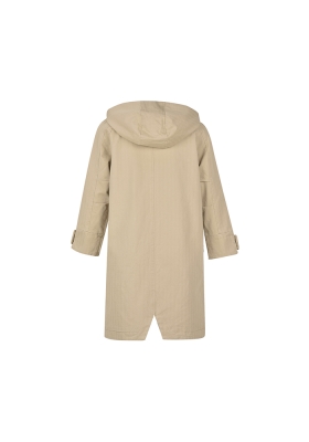 بارانی آستین رگلان کلاه دار