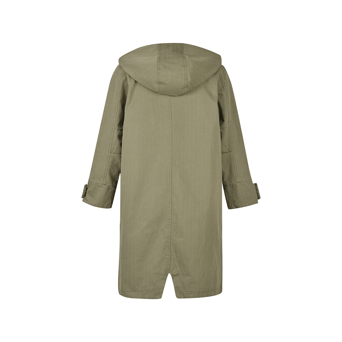 بارانی آستین رگلان کلاه دار