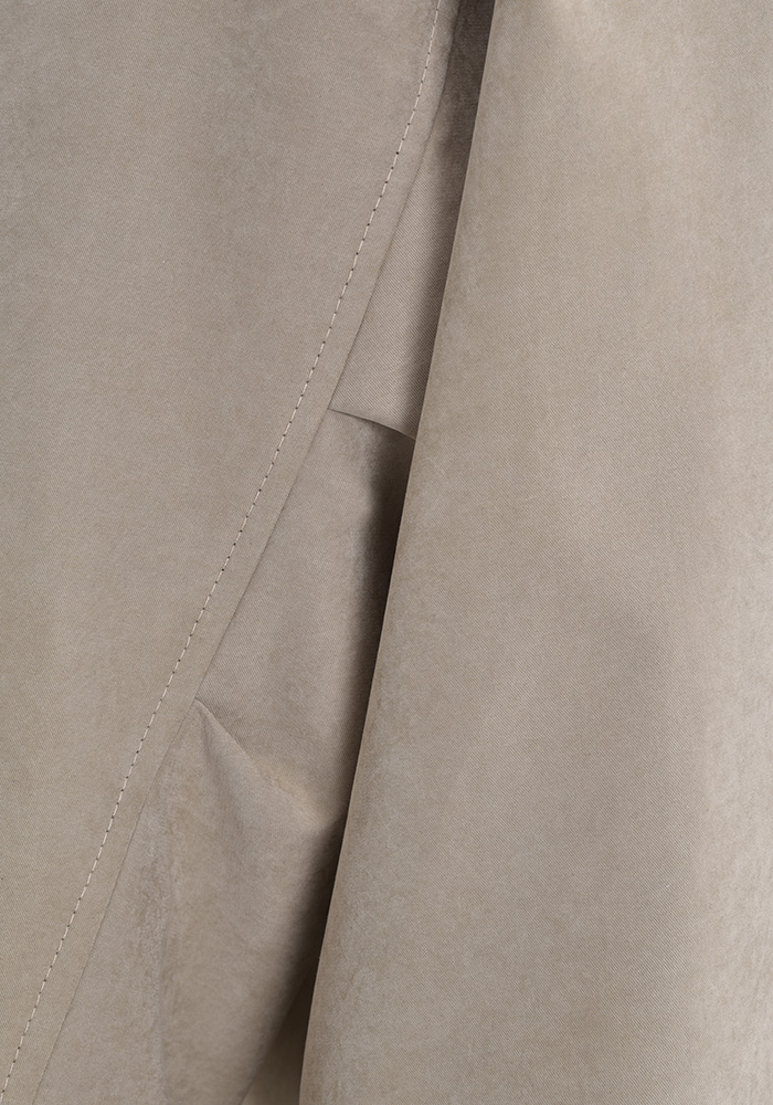 بارانی زنانه آستین رگلان کلاه دار