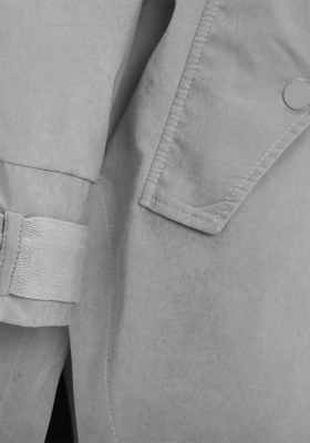 بارانی زنانه آستین رگلان کلاه دار