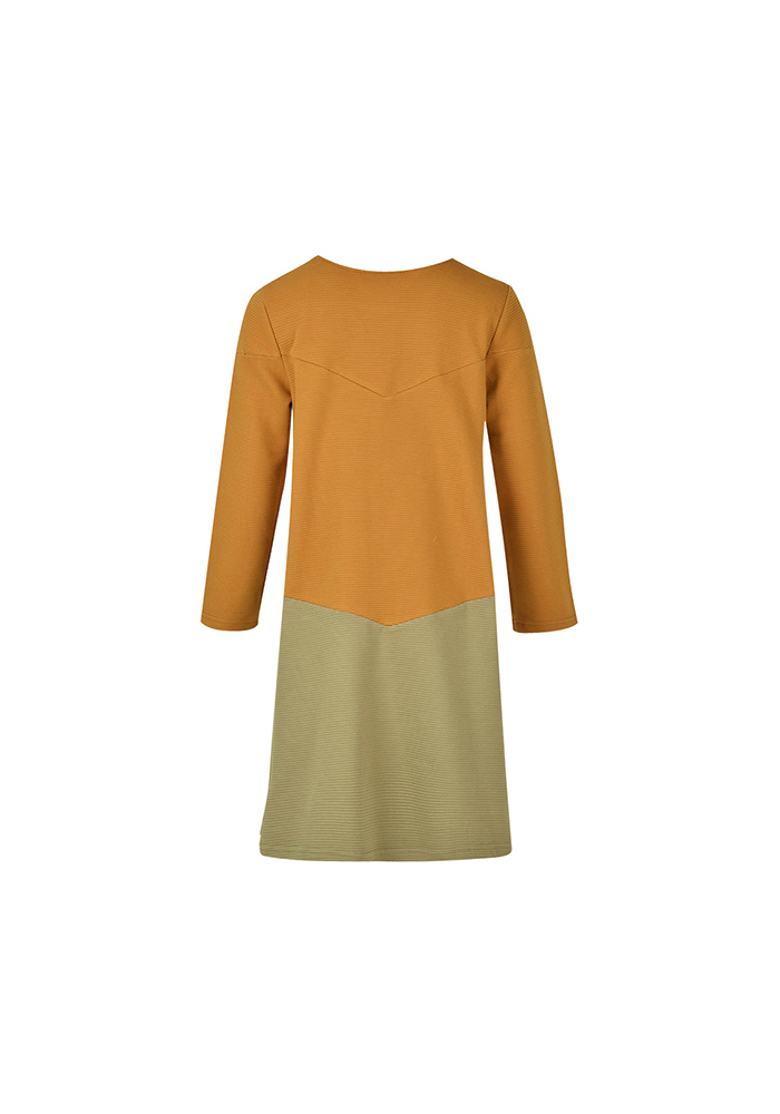 پیراهن آستین بلند دورنگ