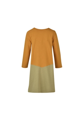 پیراهن آستین بلند دورنگ