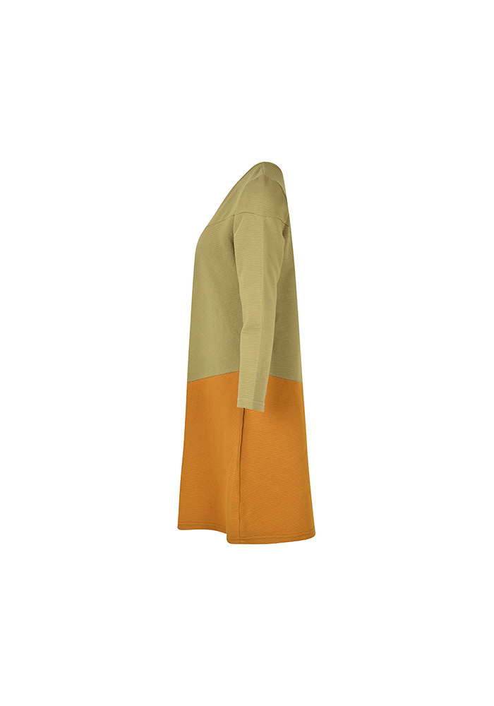 پیراهن آستین بلند دورنگ