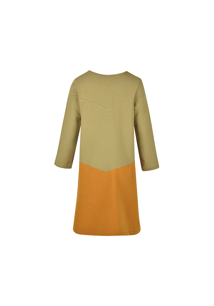 پیراهن آستین بلند دورنگ