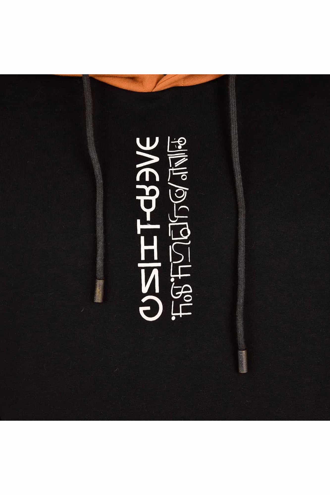 هودی چاپدار دورنگ