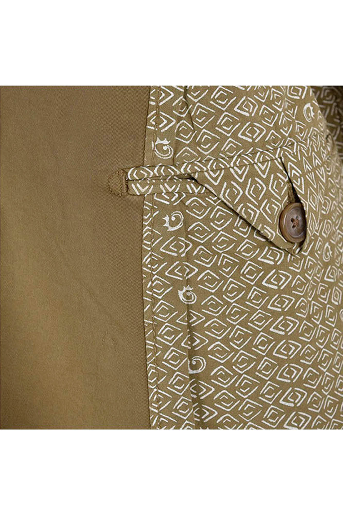 کت مردانه تک دکمه جیب از رو