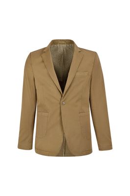 کت مردانه تک دکمه جیب از رو