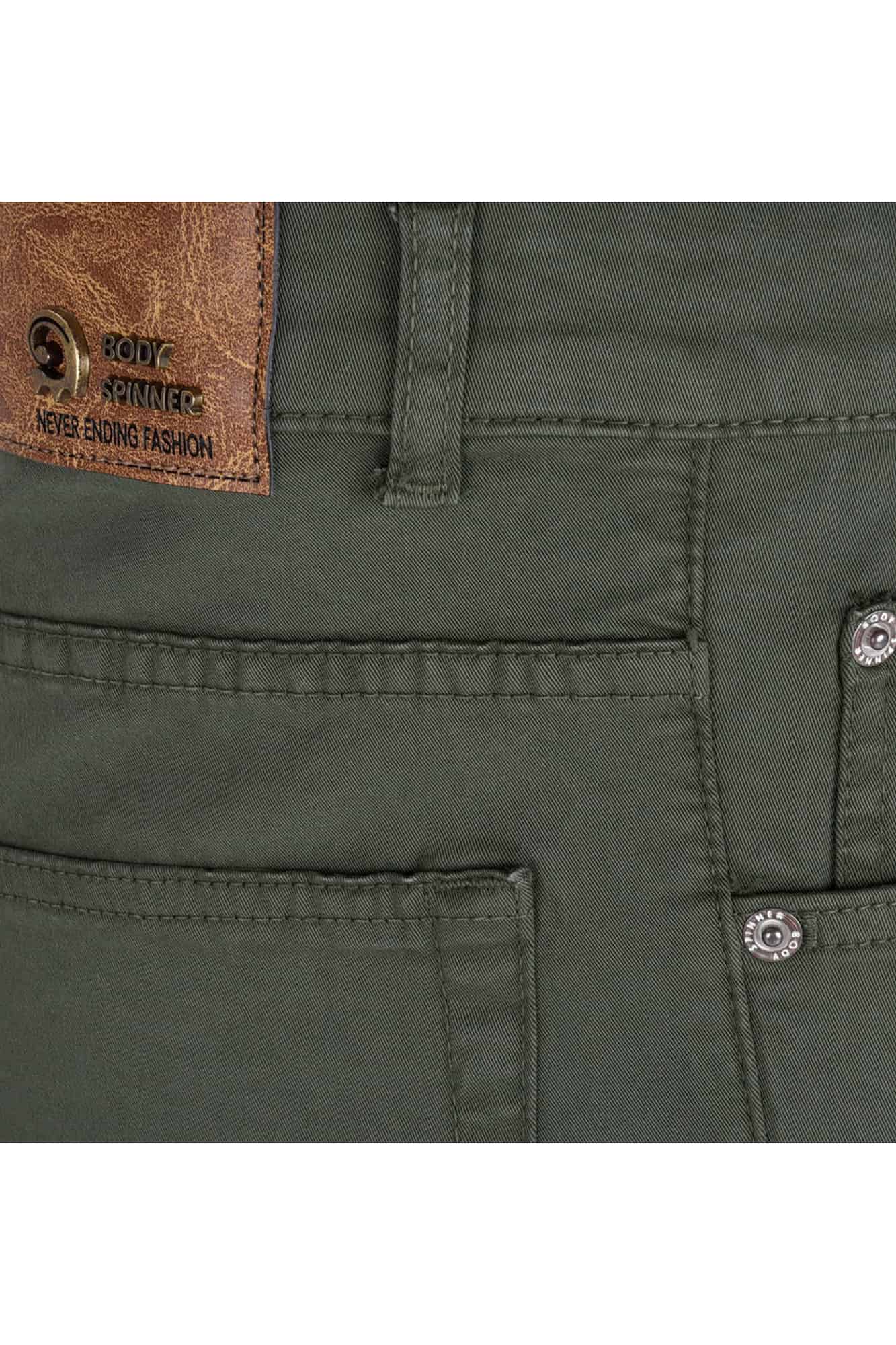 شلوار کتان اسلیم کابویی