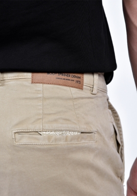 شلوار کتان اسلیم جیب کراس تک فیلتو