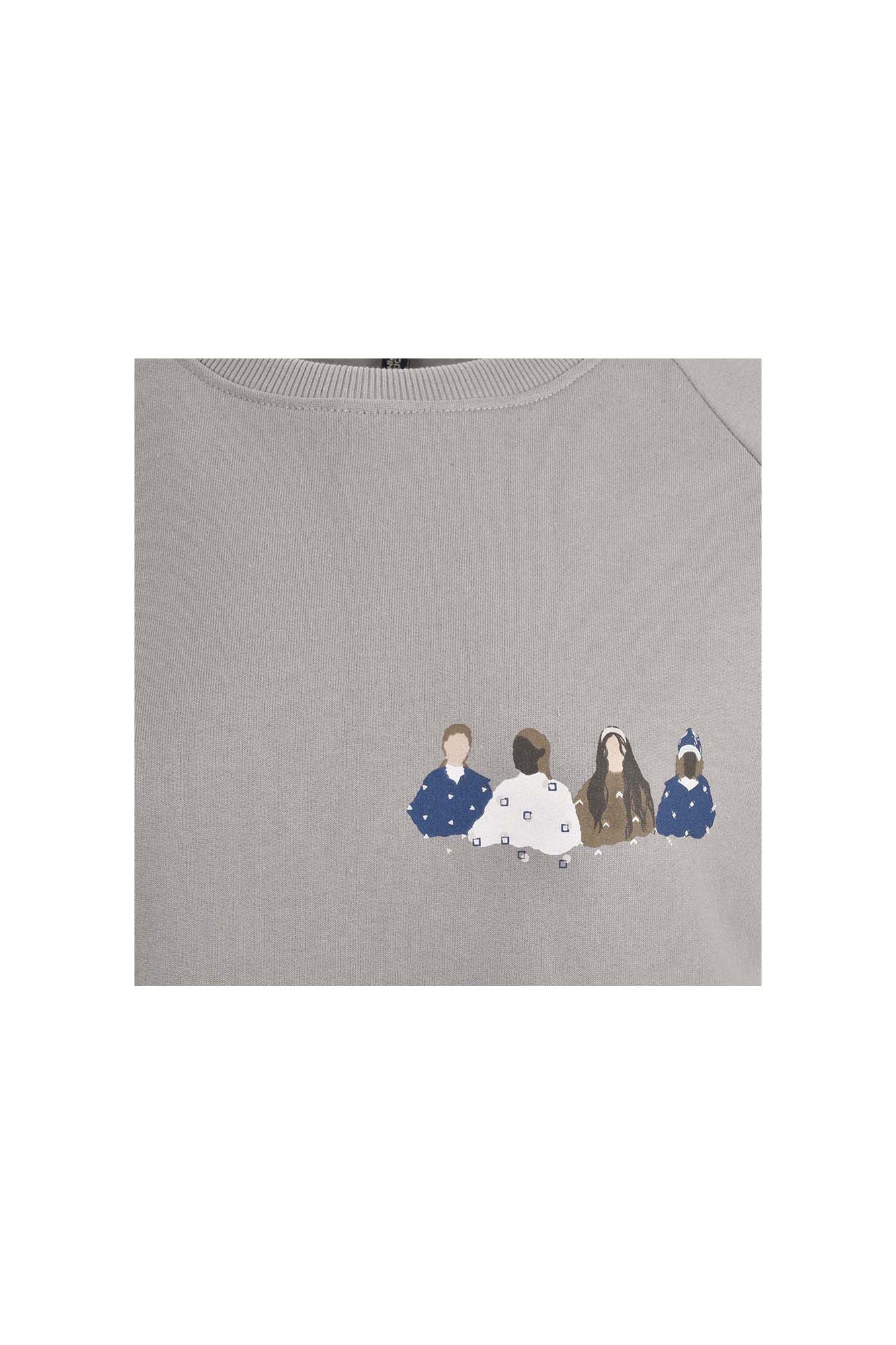 تیشرت آستین رگلان چاپی