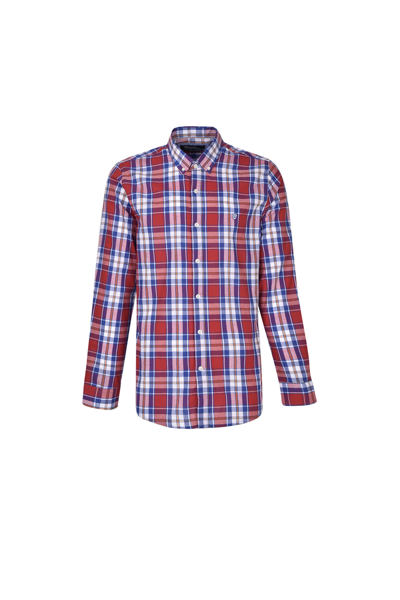 پیراهن چهارخونه آستین بلند رگولار فیت