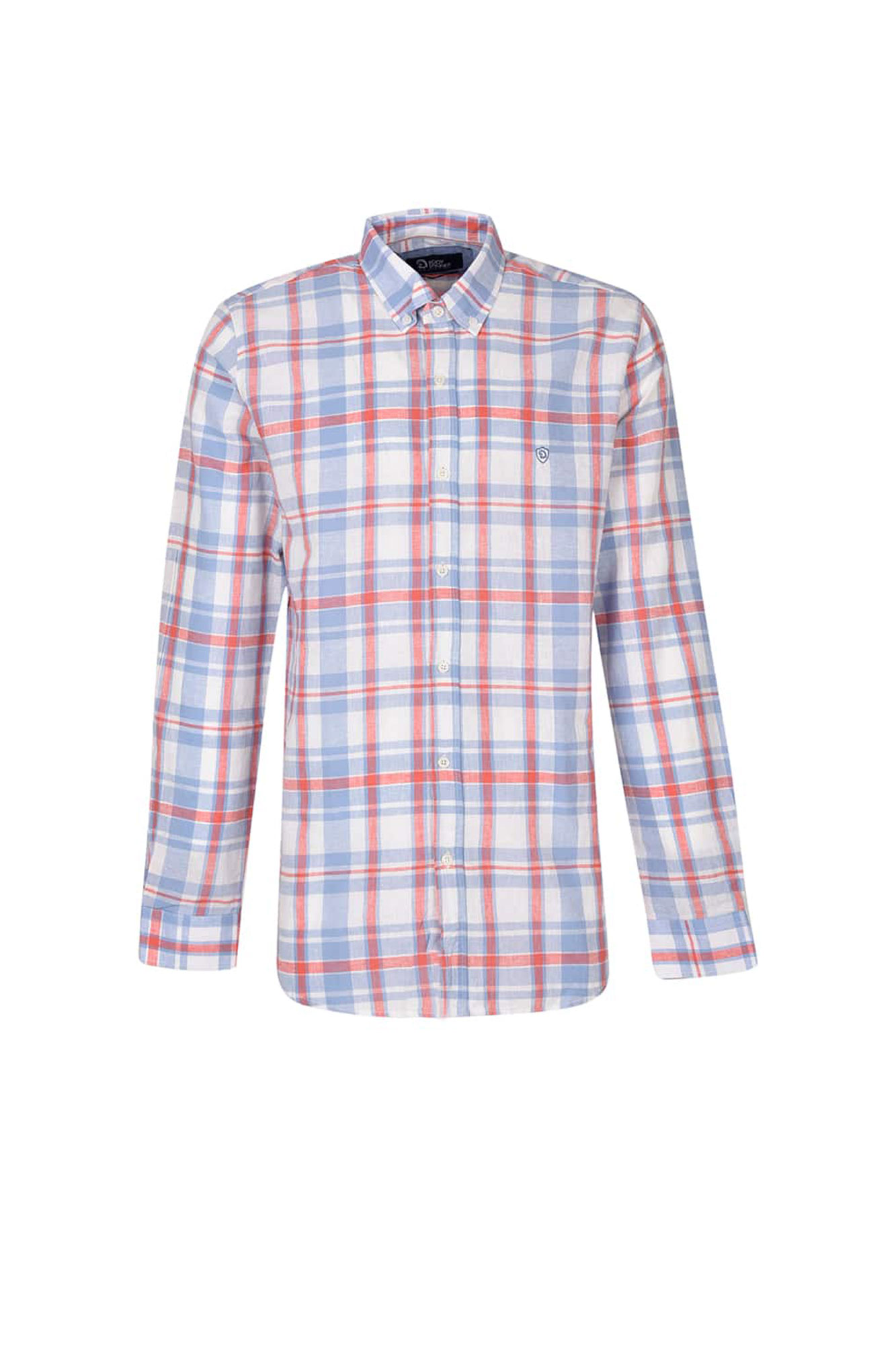 پیراهن چهارخونه آستین بلند رگولار فیت