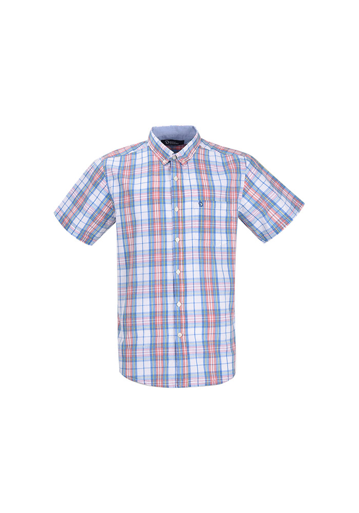 پیراهن چهارخانه آستین کوتاه