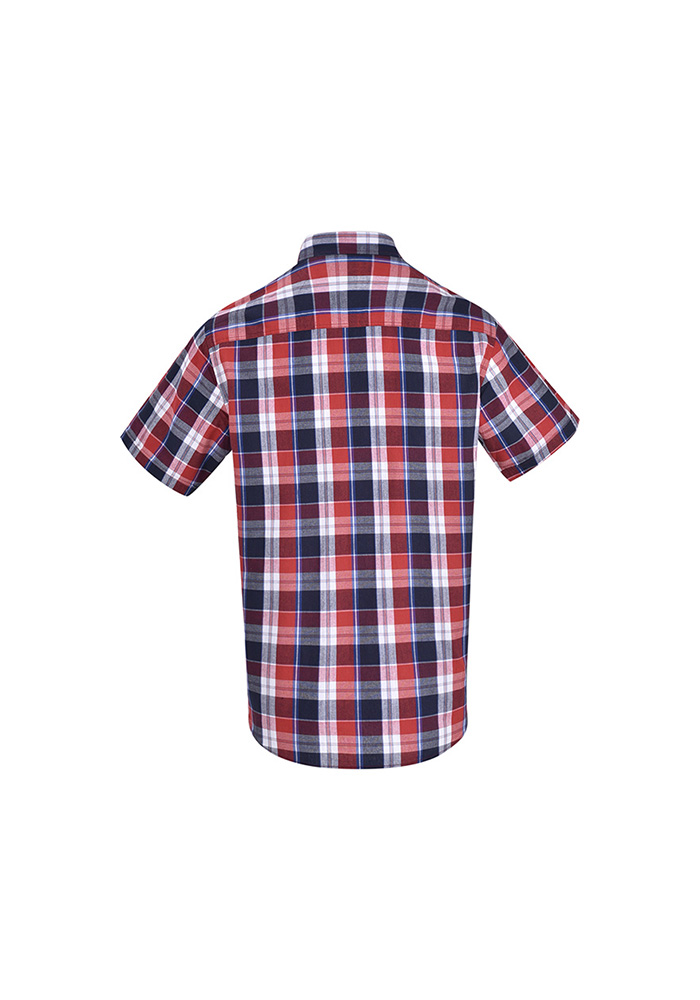 پیراهن چهارخانه آستین کوتاه