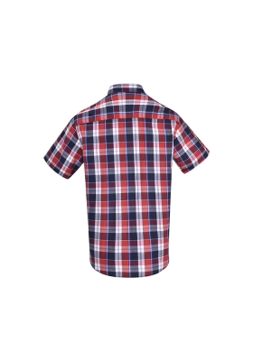 پیراهن چهارخانه آستین کوتاه