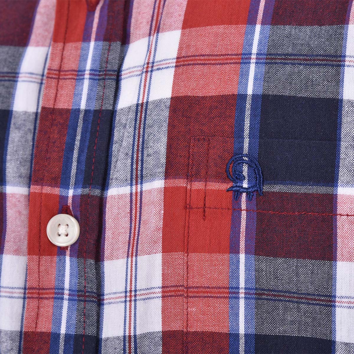 پیراهن چهارخانه آستین کوتاه