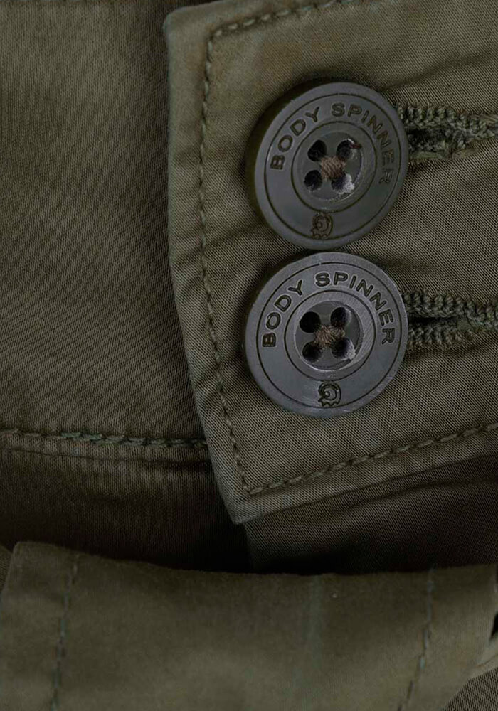 شلوار کتان شش جیب زنانه