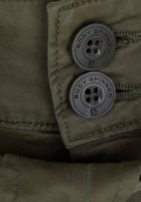 شلوار کتان شش جیب زنانه