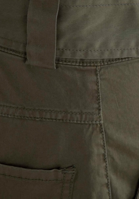 شلوار کتان شش جیب زنانه