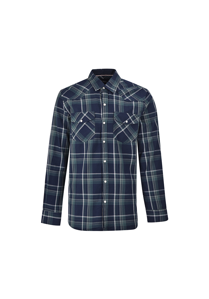 پیراهن مردانه دو جیب آستین بلند