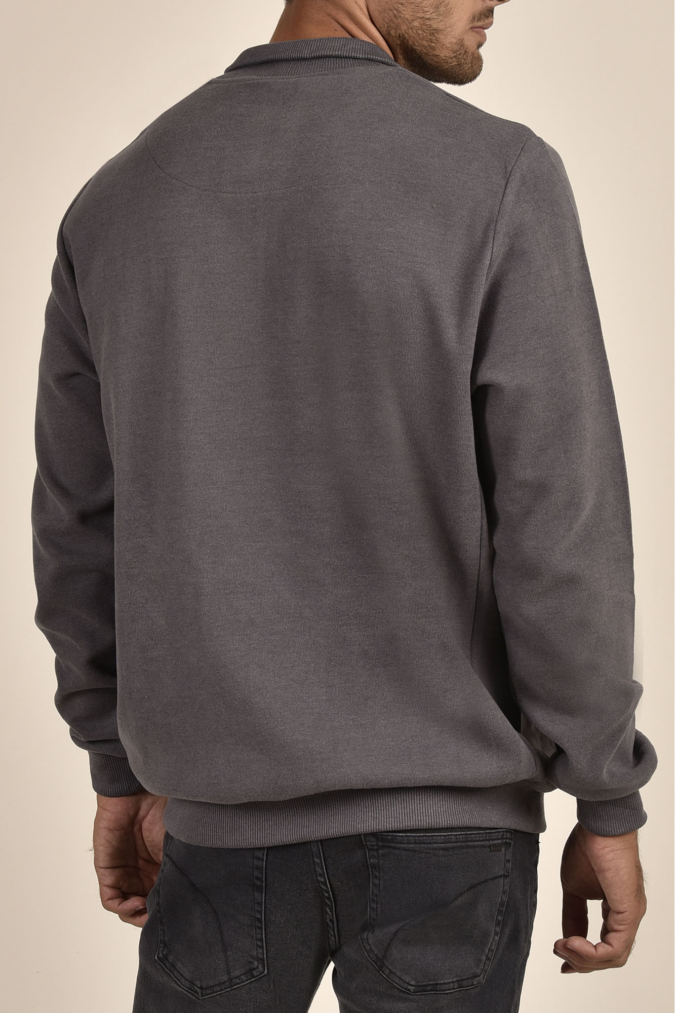 تیشرت آستین بلند نیم زیپ