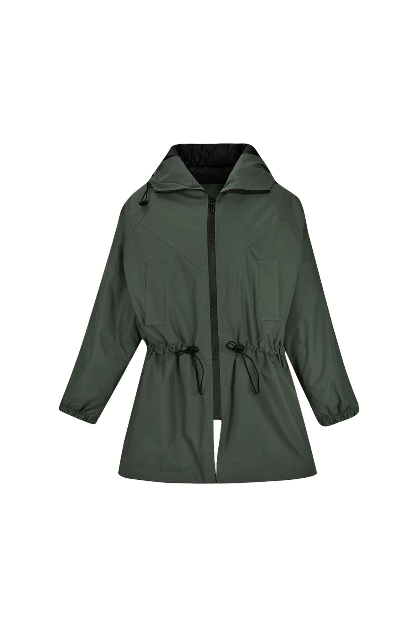 کاپشن کلاه دار زنانه