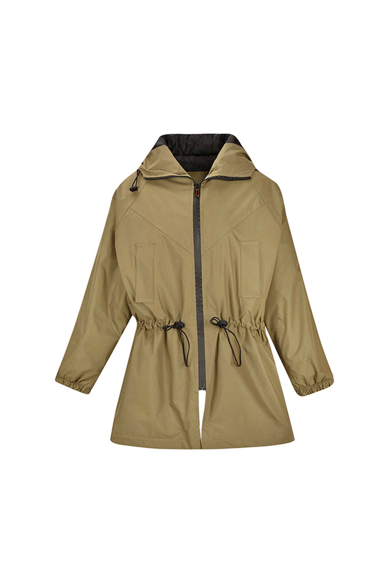 کاپشن کلاه دار زنانه