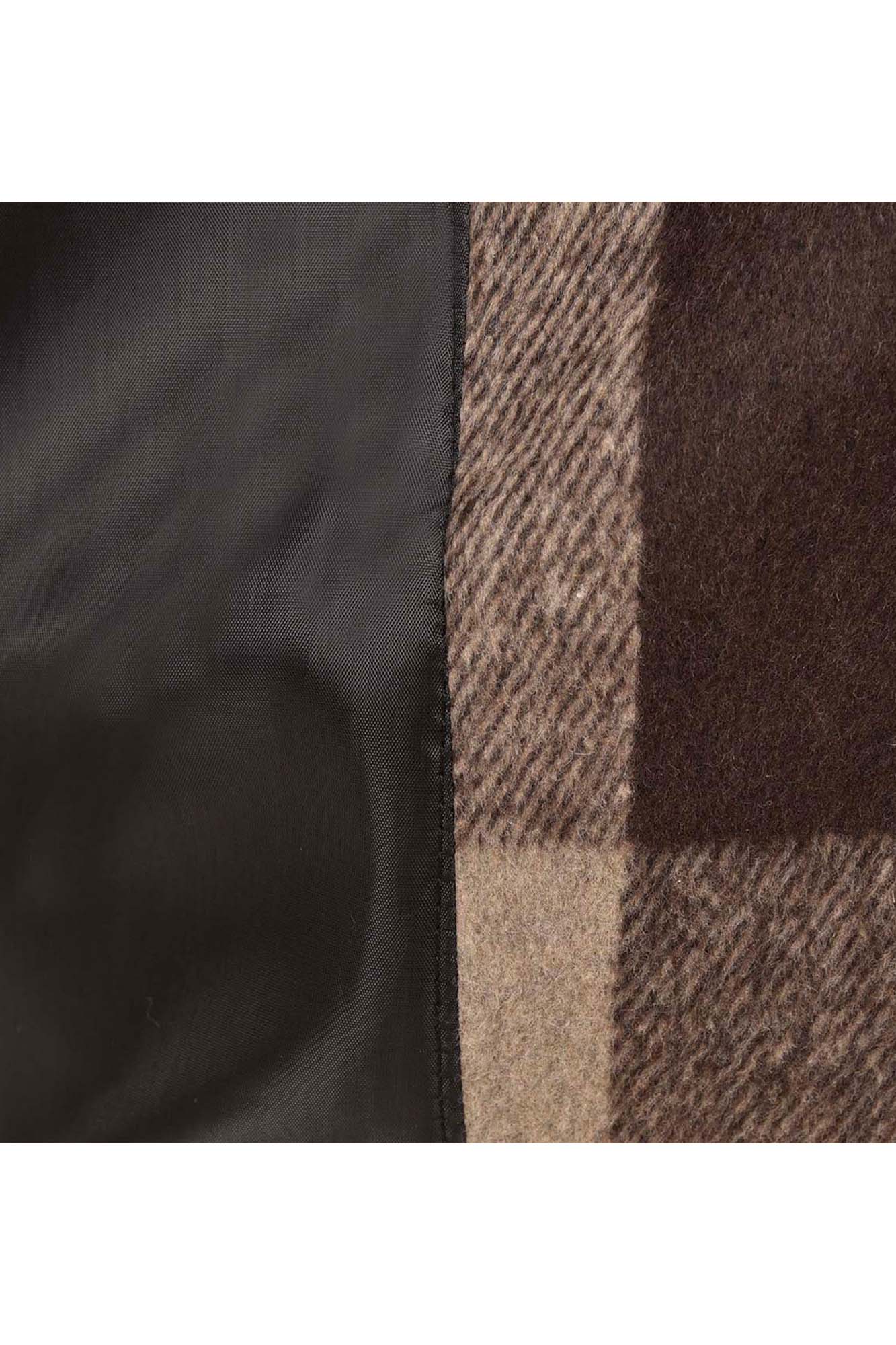 پالتو زمستانی کمردار چهارخانه