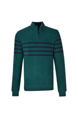 تی شرت آستین بلند رینگر نیم زیپ