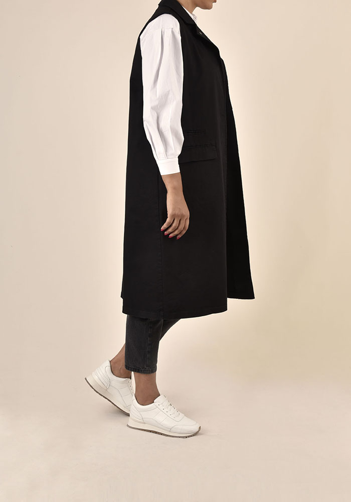 سارافون یقه انگلیسی یوک دار