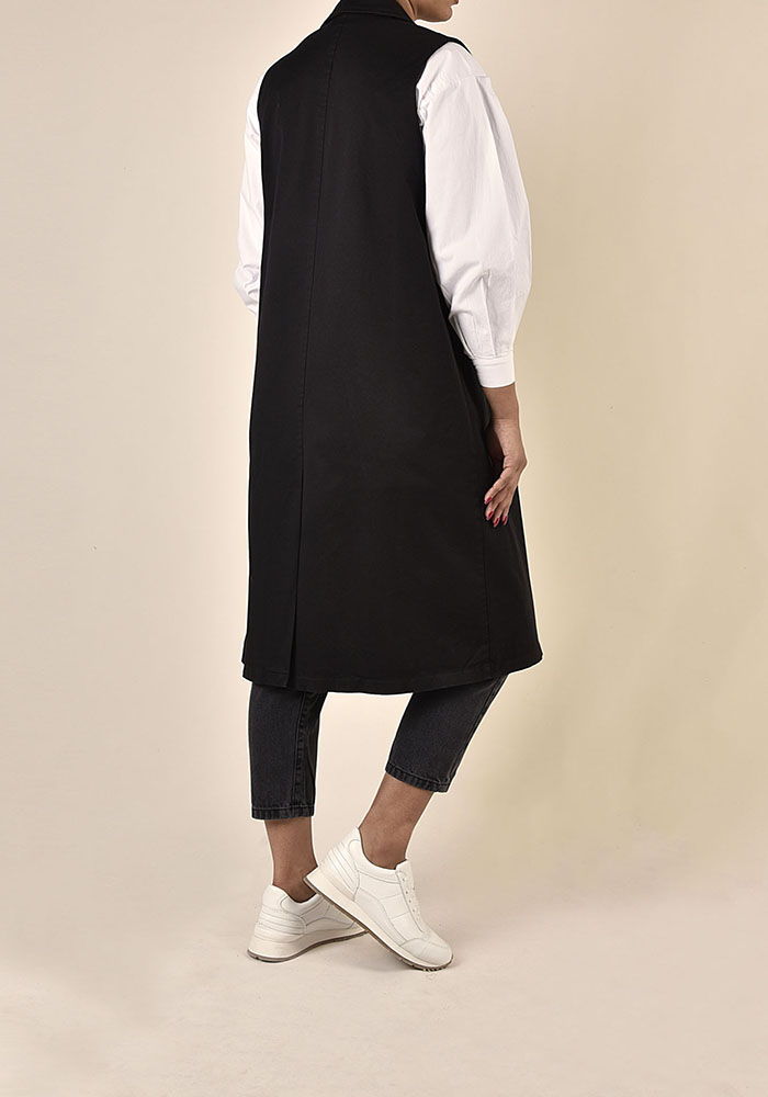 سارافون یقه انگلیسی یوک دار