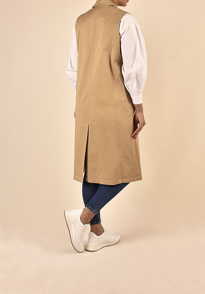 سارافون یقه انگلیسی یوک دار