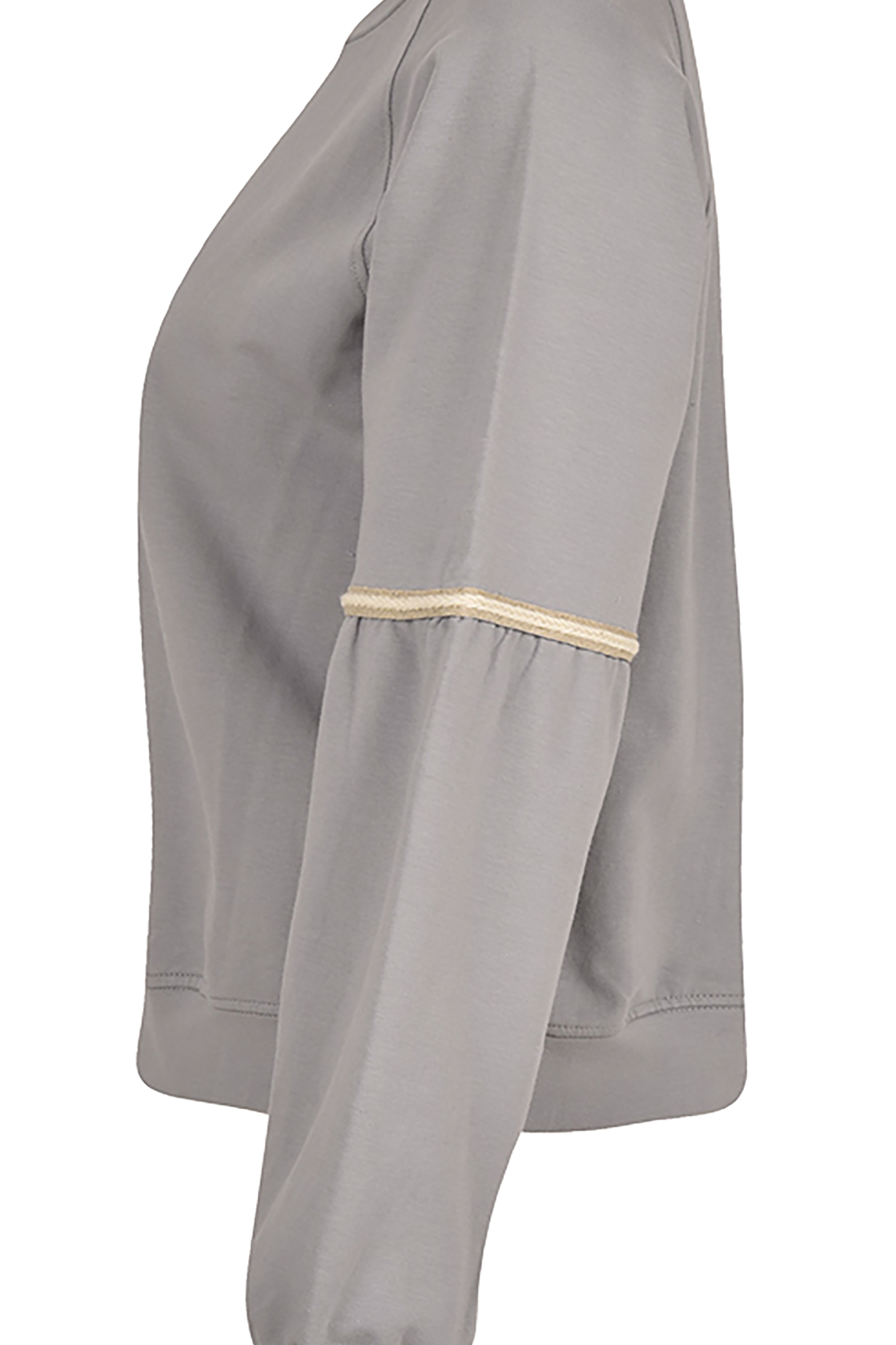 تی شرت آستین بلند دورس طوسی