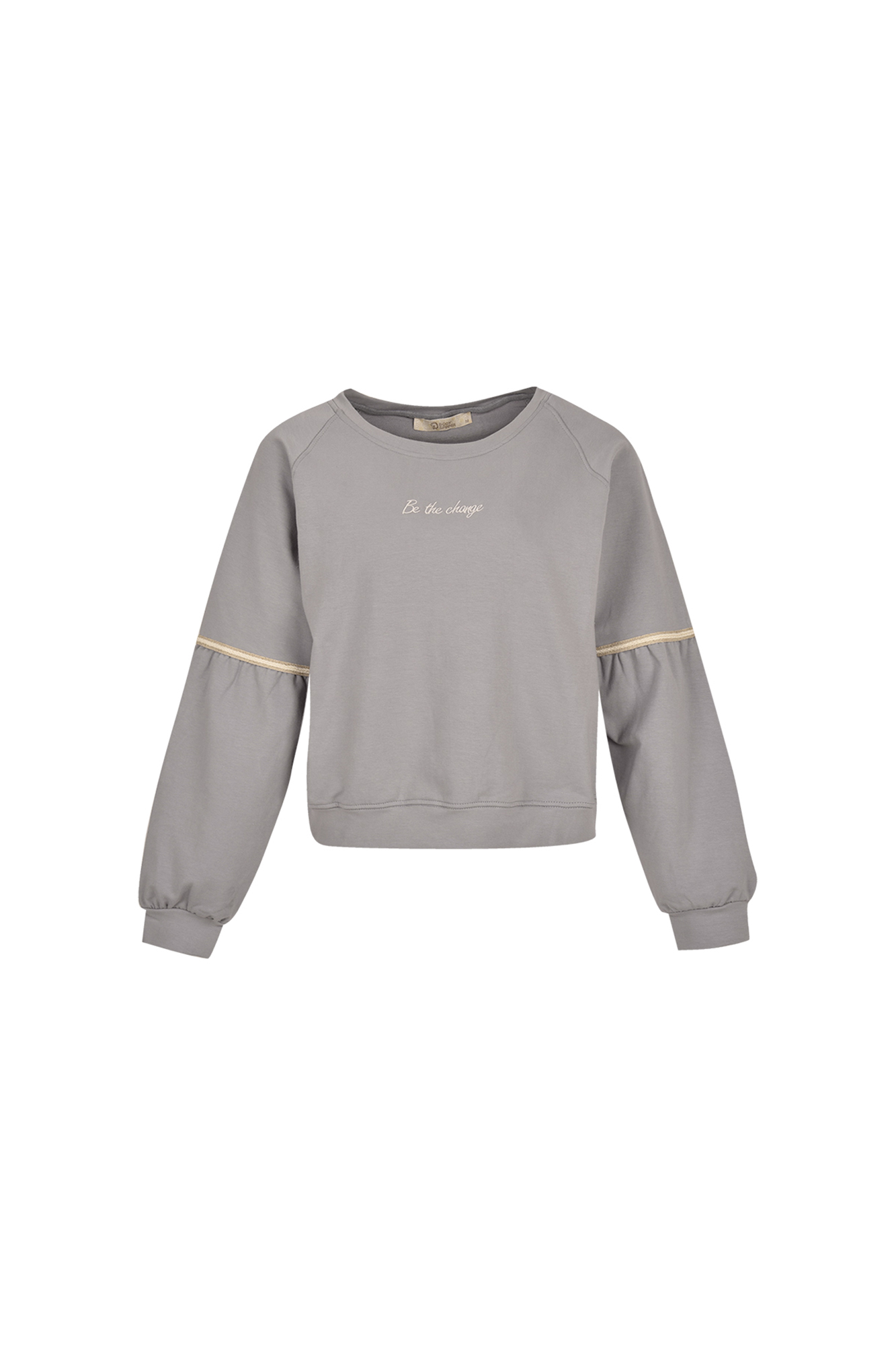 تی شرت آستین بلند دورس طوسی