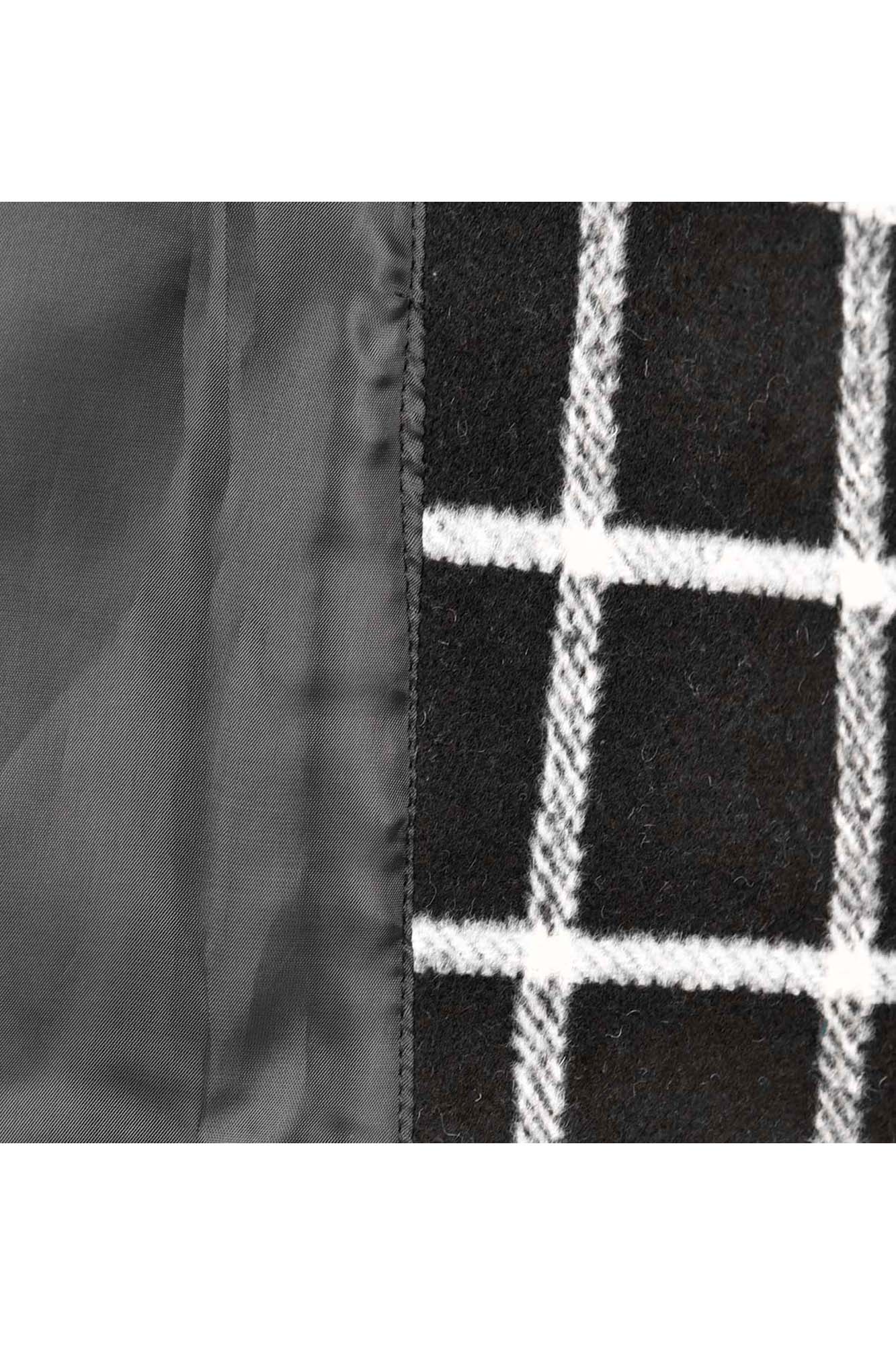 پالتو زمستانی کمردار چهارخانه