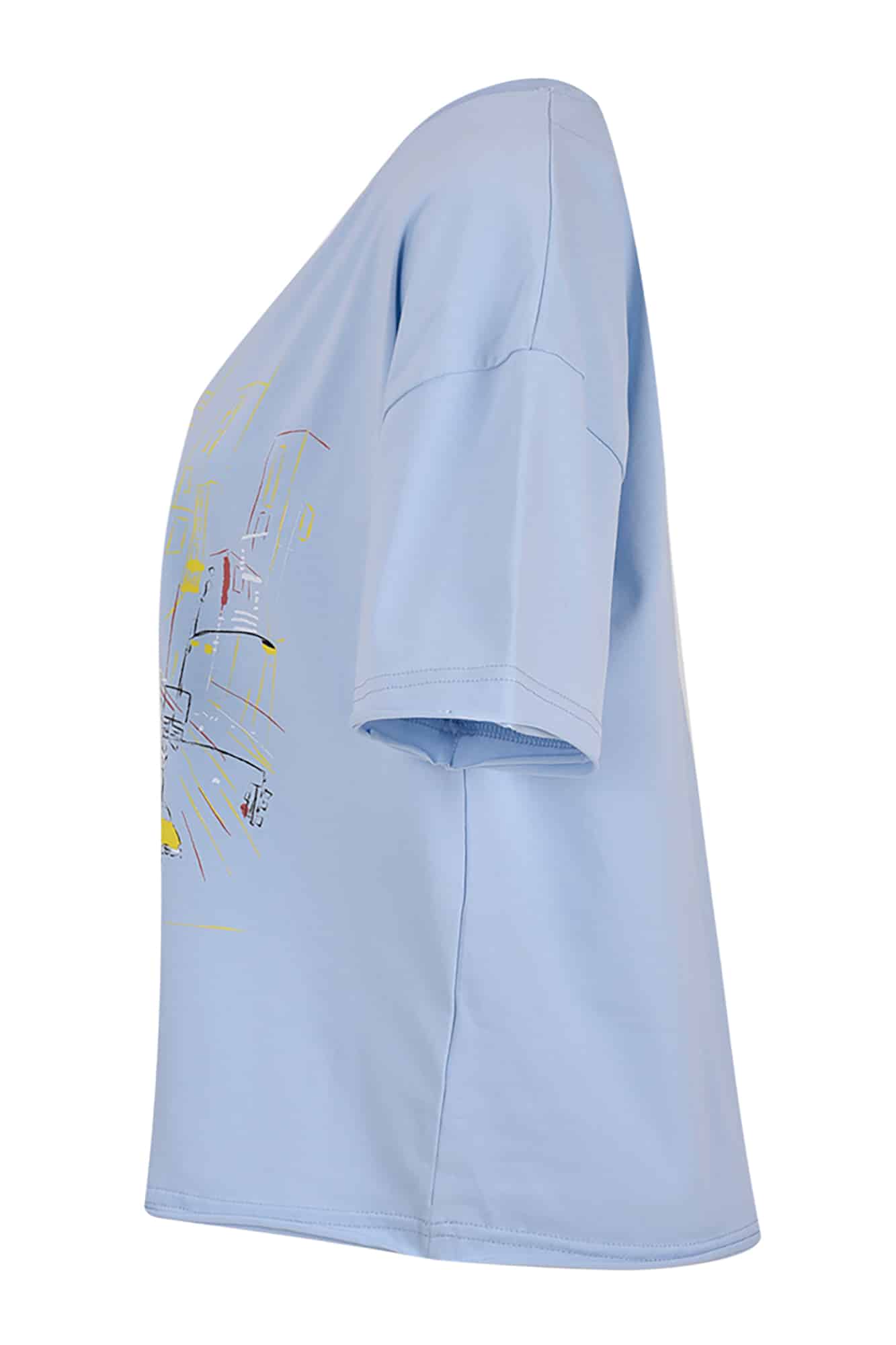 تی شرت زنانه آستین کوتاه چاپی